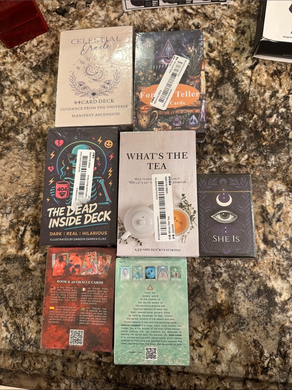 Assorted Women’s Oracle & Tarot Card Decks - Multi-Color